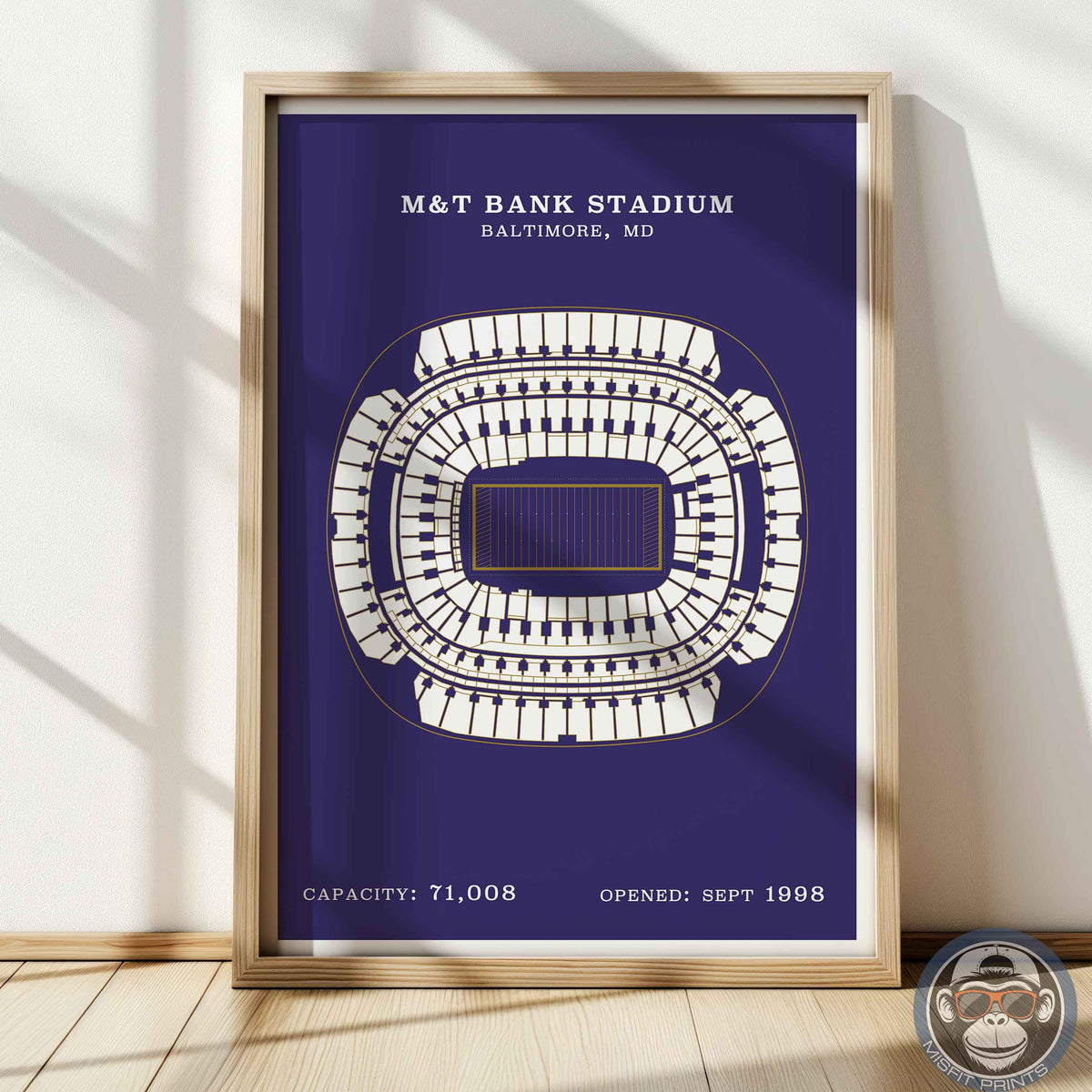 M&T Bank Stadium - Border Print