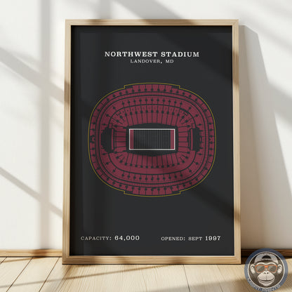 Northwest Stadium - No Border Print