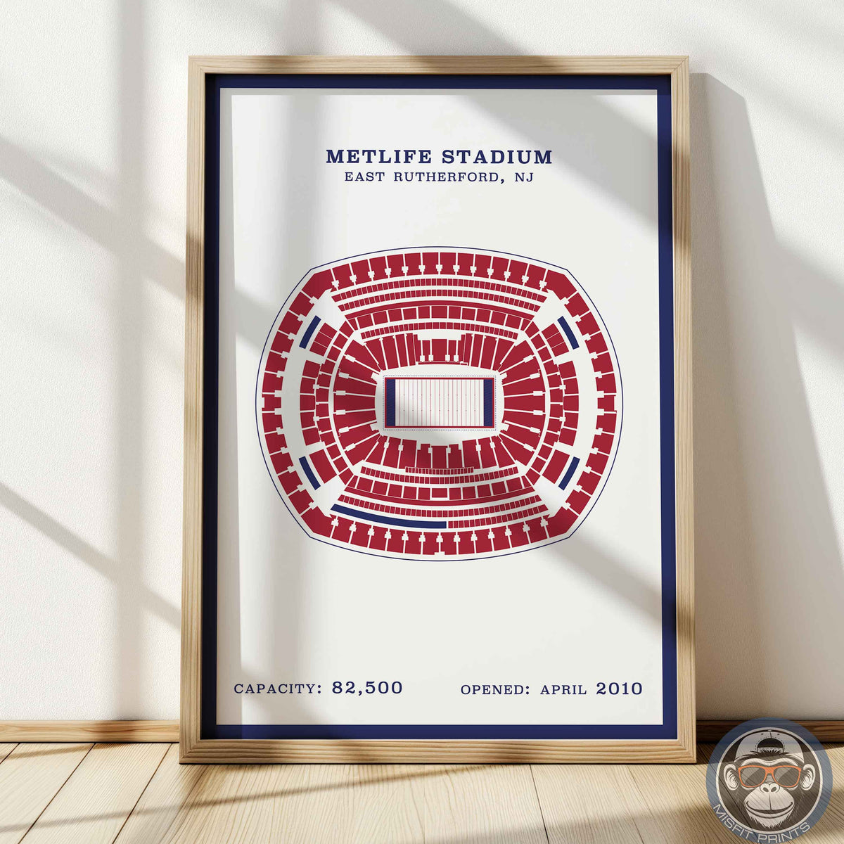 MetLife Stadium - Border Print