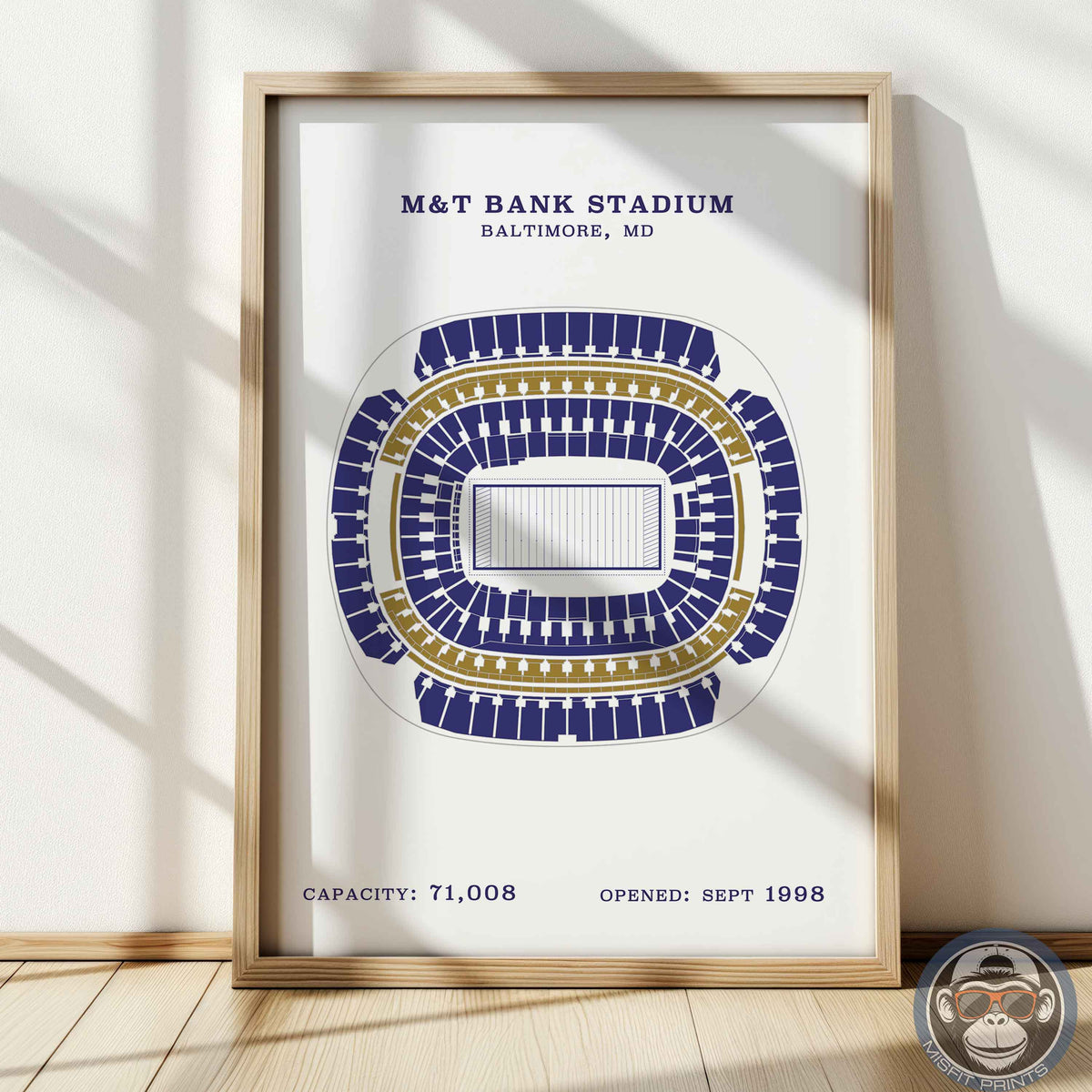 M&T Bank Stadium - Border Print