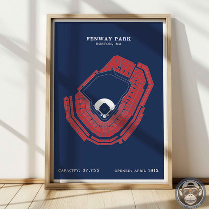 Fenway Park | Border Print