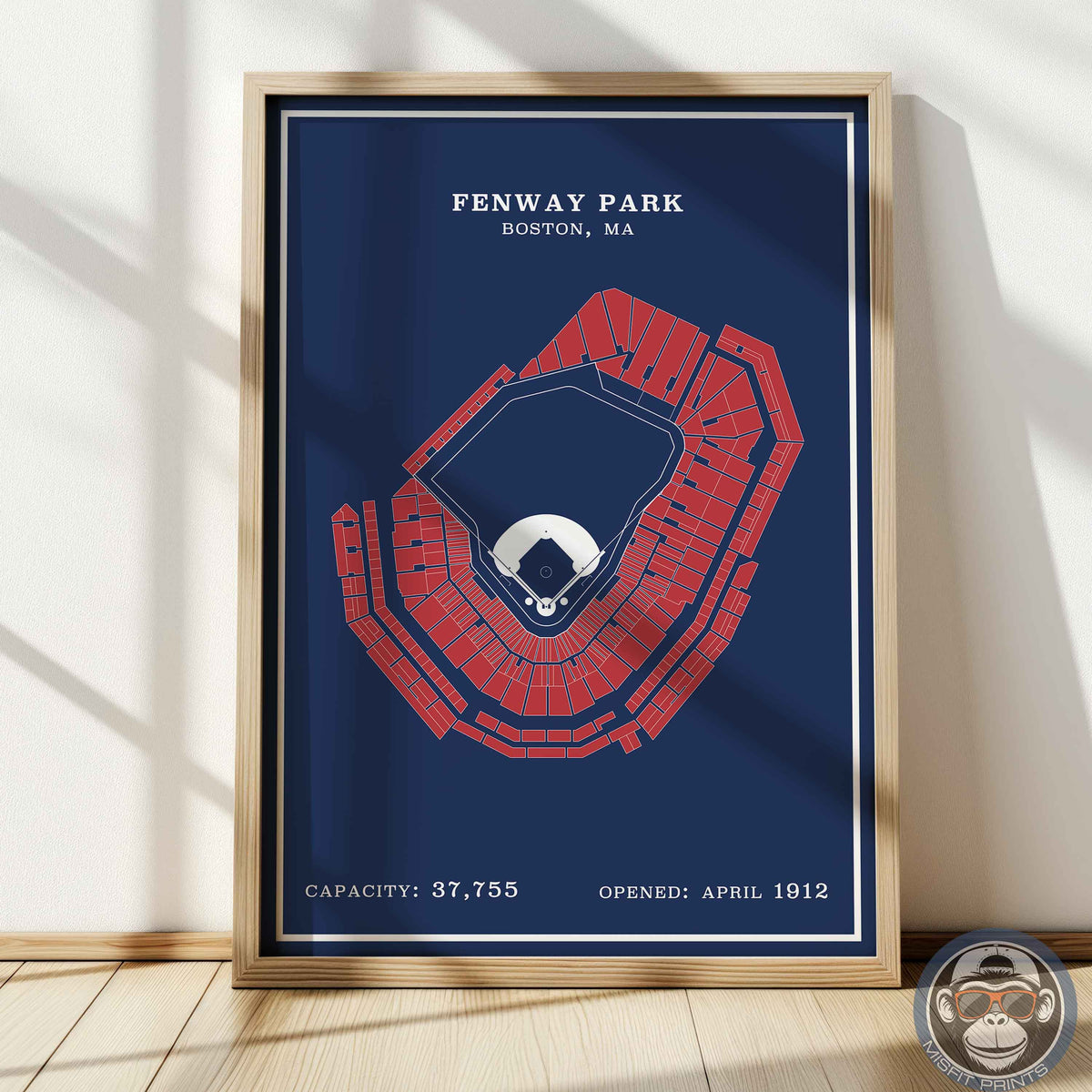 Fenway Park | Modern Border Print