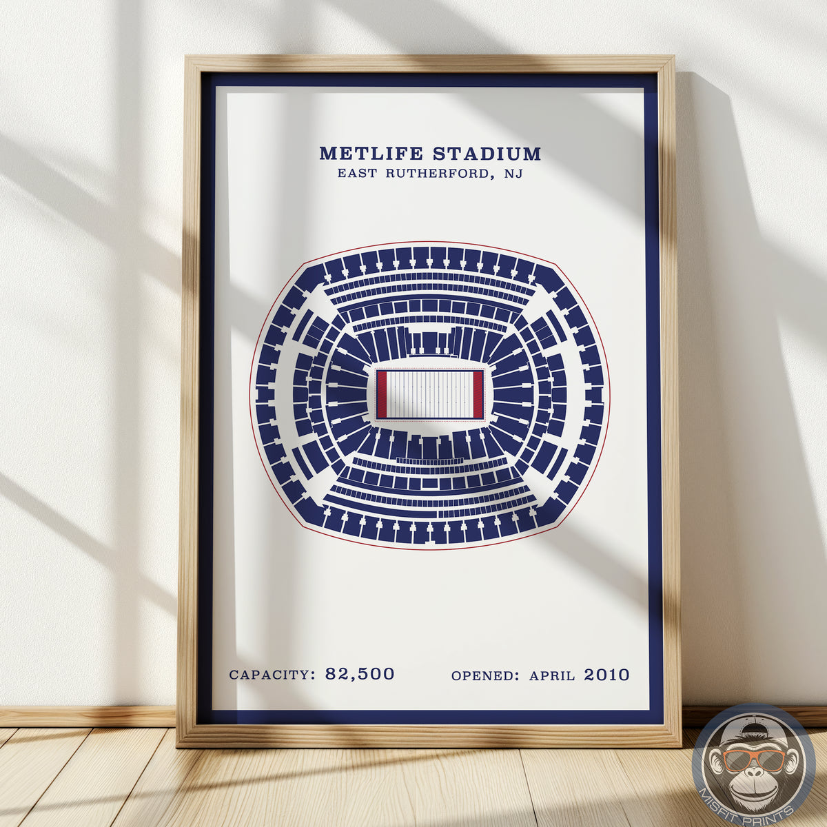 MetLife Stadium - Border Print
