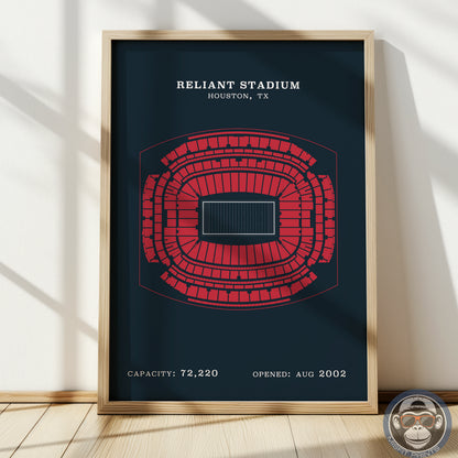 Reliant Stadium - No Border Print