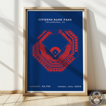 Citizens Bank Stadium | Border Print