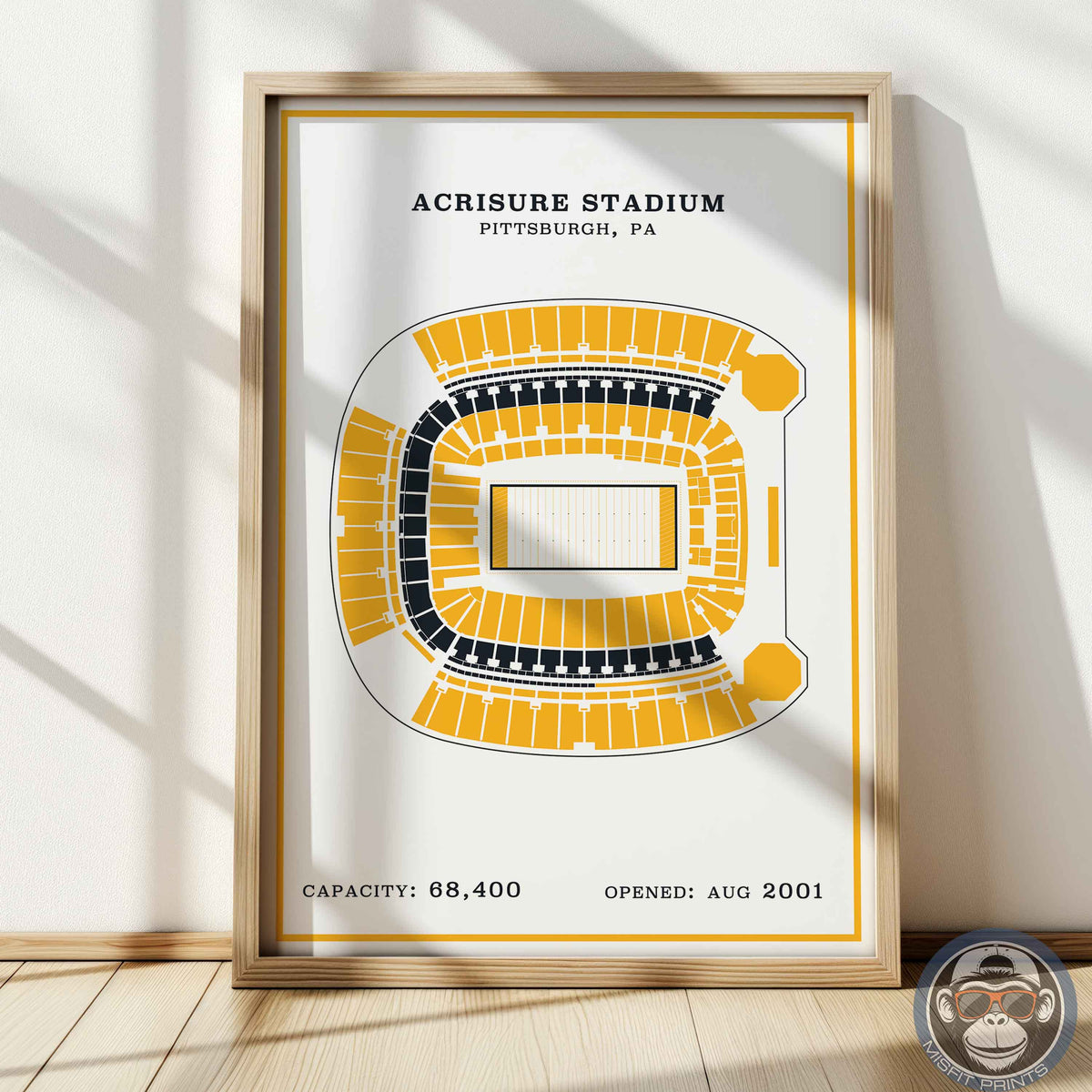 Acrisure Stadium - Modern Border Print