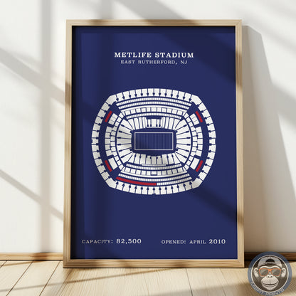 MetLife Stadium - No Border Print