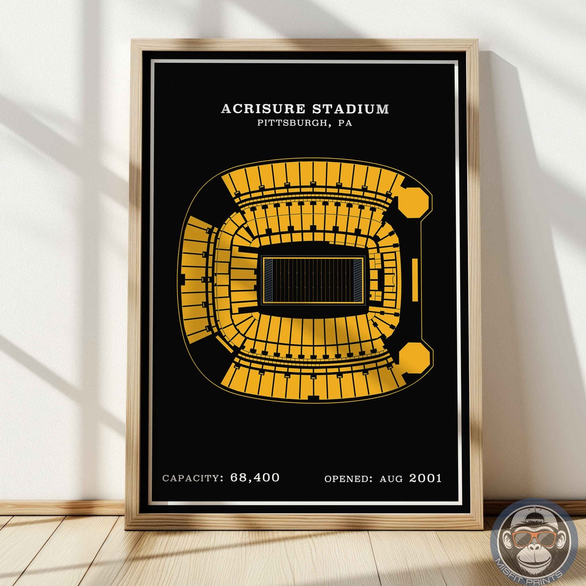 Acrisure Stadium - Modern Border Print