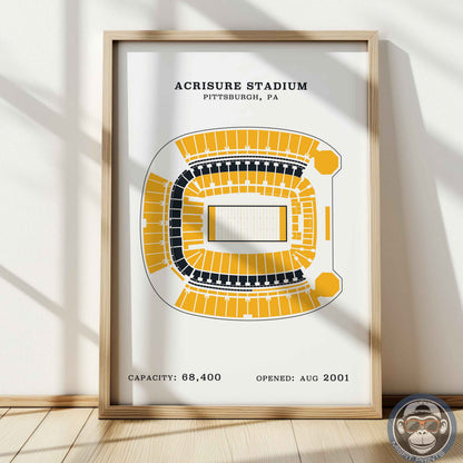 Acrisure Stadium - No Border Print