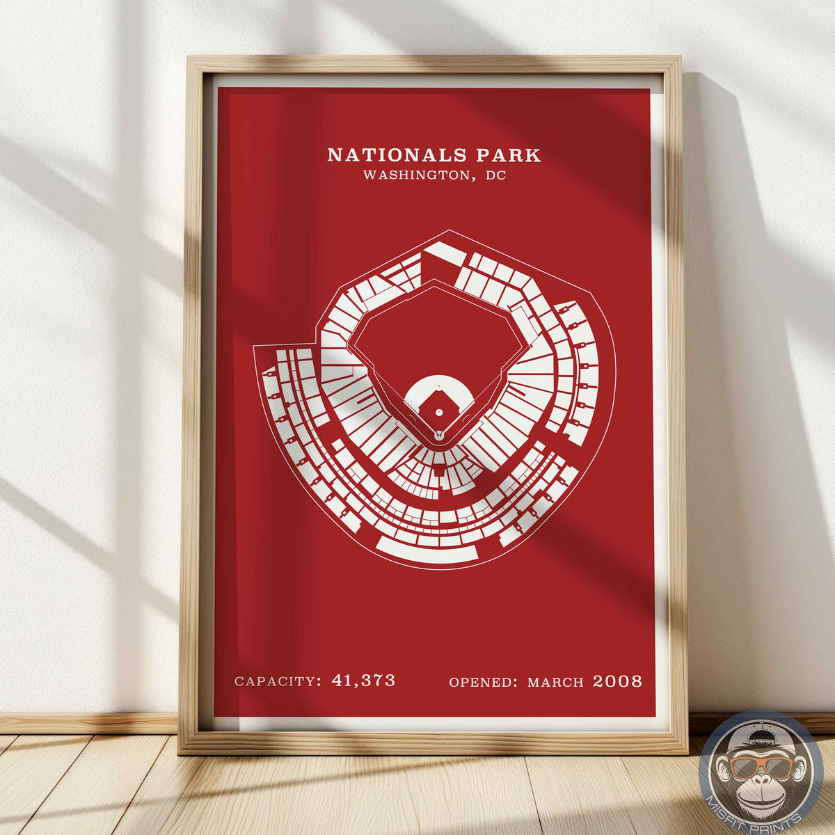 Nationals Stadium | Border Print