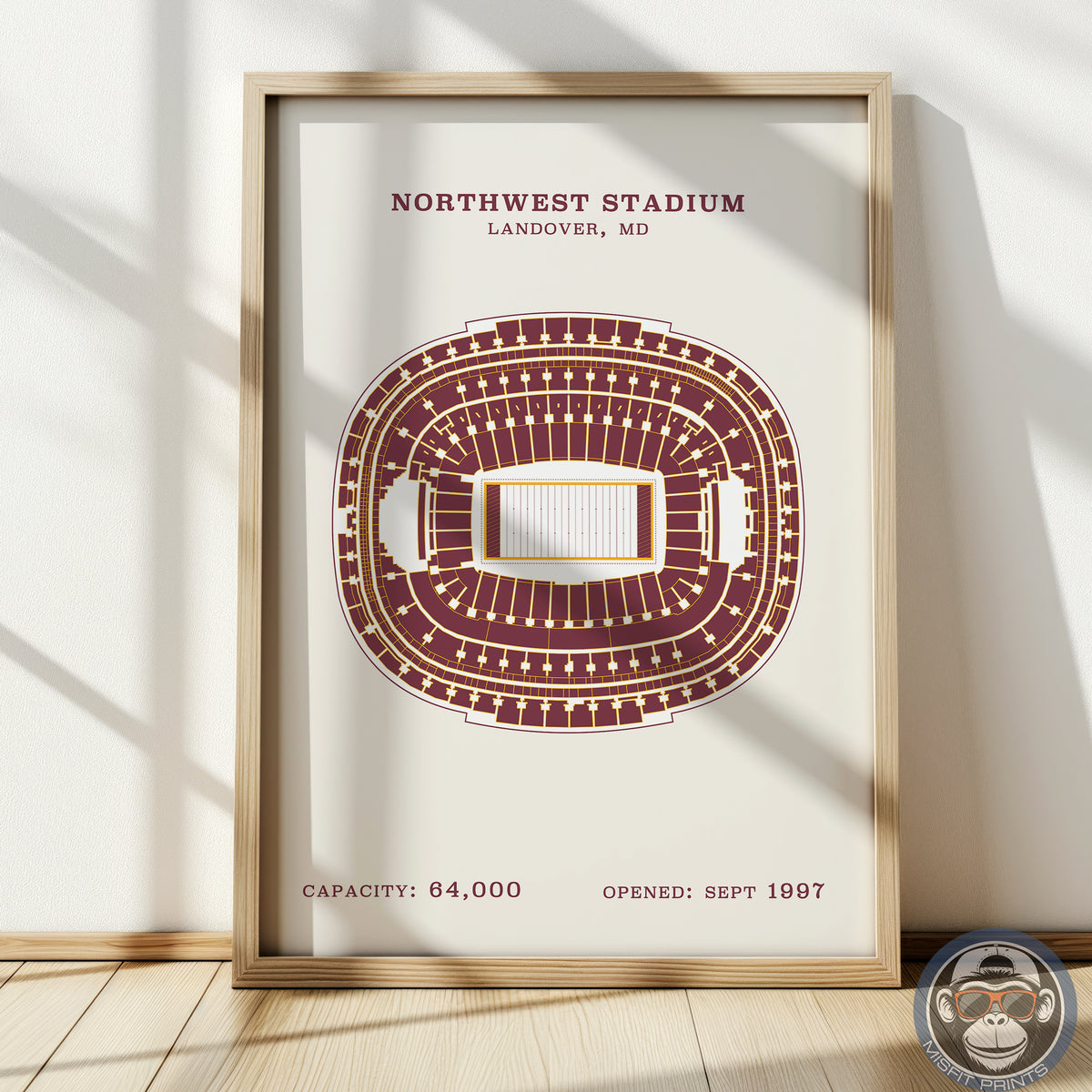 Northwest Stadium - No Border Print