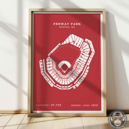 Fenway Park | Border Print