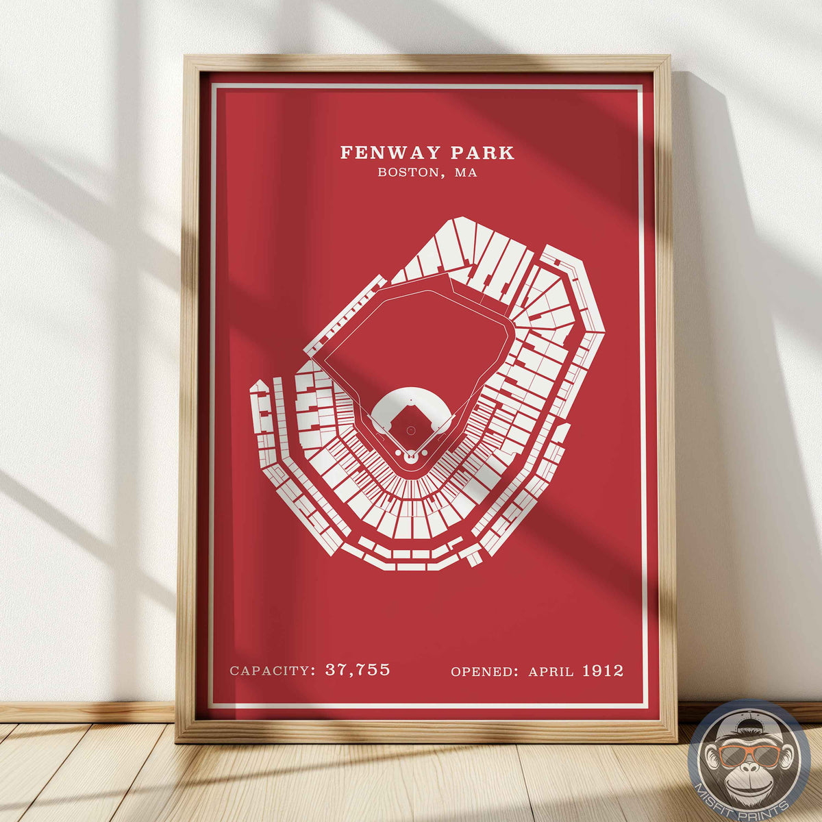 Fenway Park | Modern Border Print