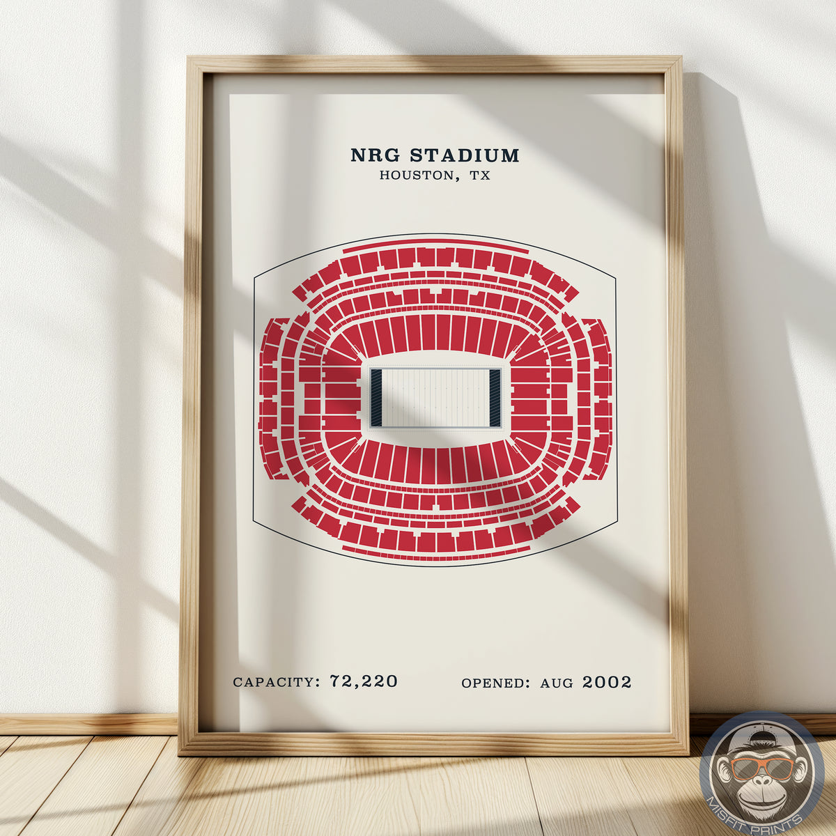 NRG Stadium - No Border Print