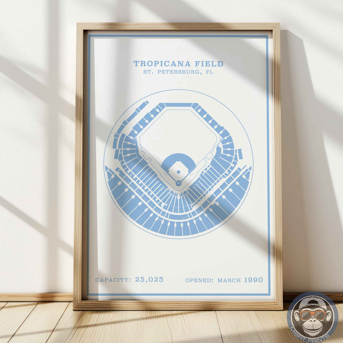Tropicana Field | Modern Border Print