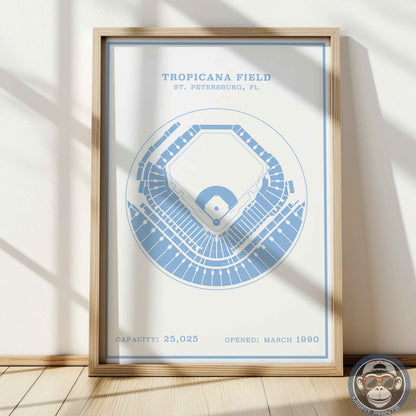 Tropicana Field | Modern Border Print