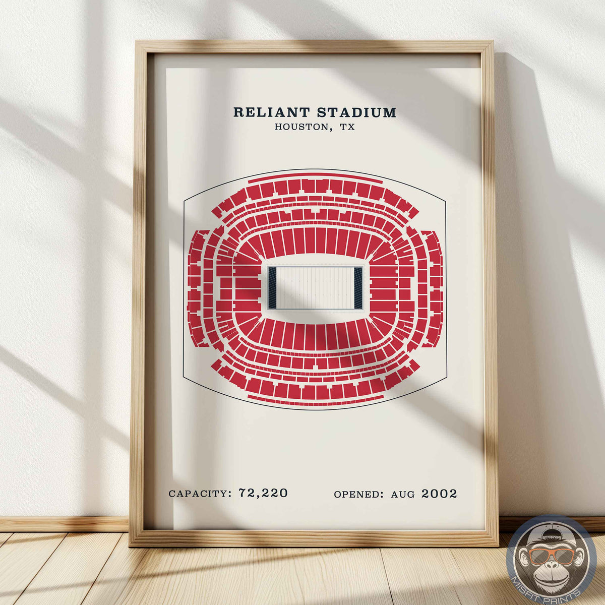 Reliant Stadium - No Border Print