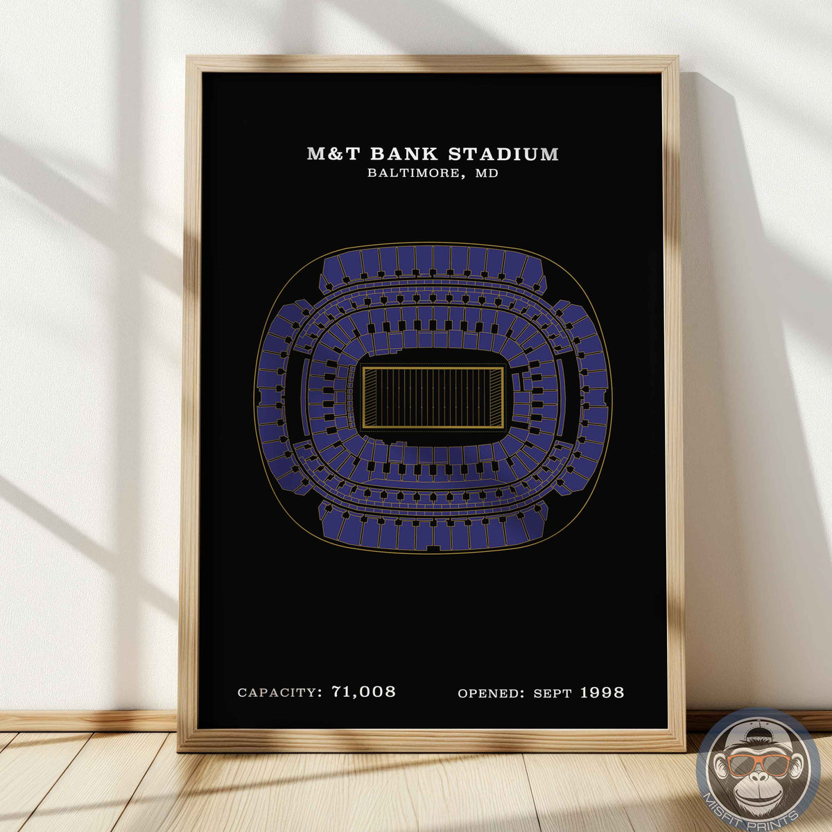 M&T Bank Stadium - No Border Print