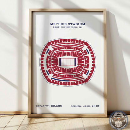 MetLife Stadium - No Border Print