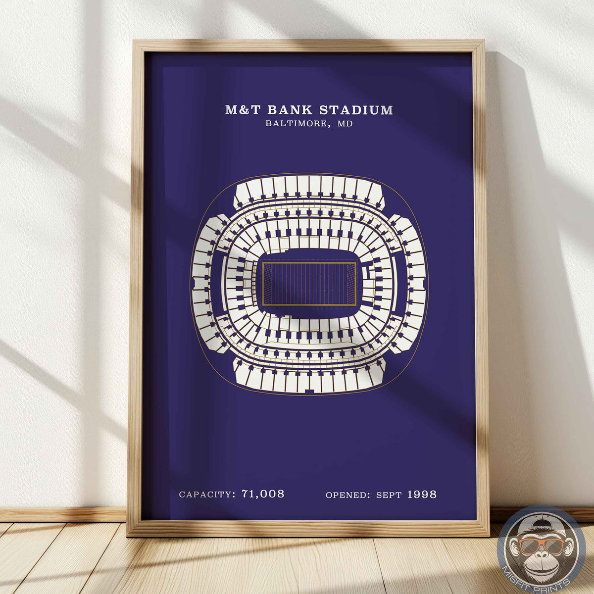 M&T Bank Stadium - No Border Print