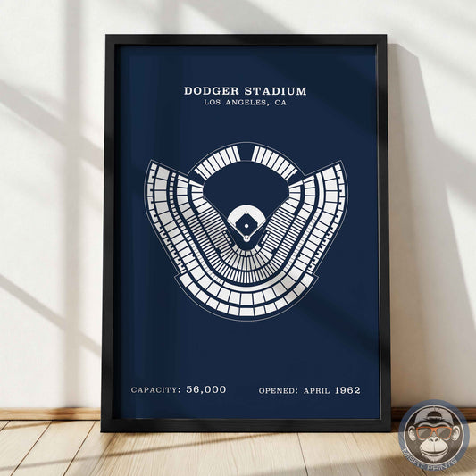 Dodgers Stadium | No Border Print