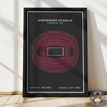 Northwest Stadium - Modern Border Print