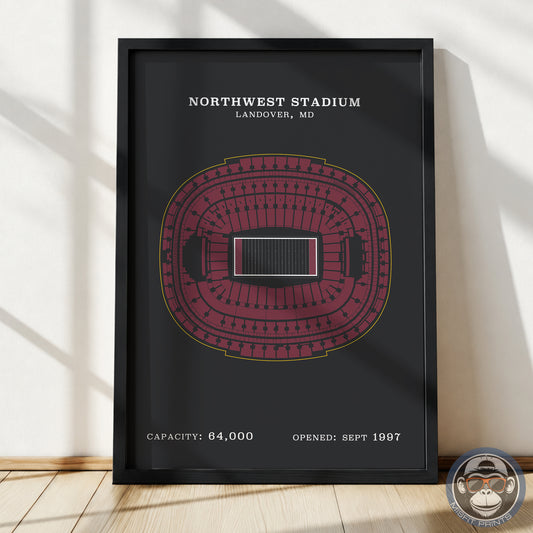 Northwest Stadium - No Border Print