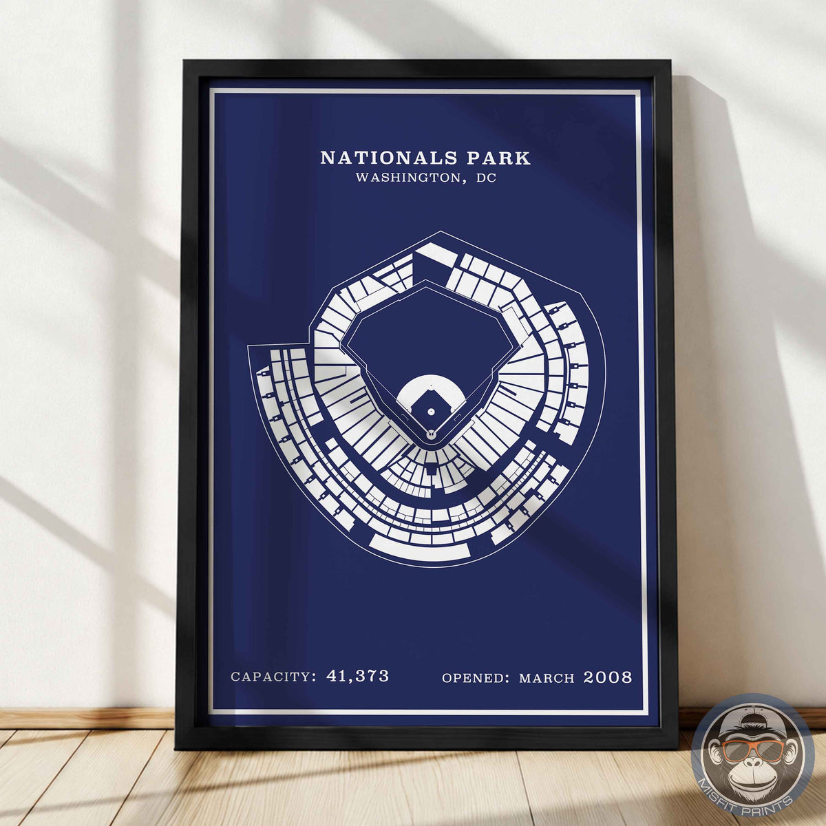 Nationals Stadium | Modern Border Print
