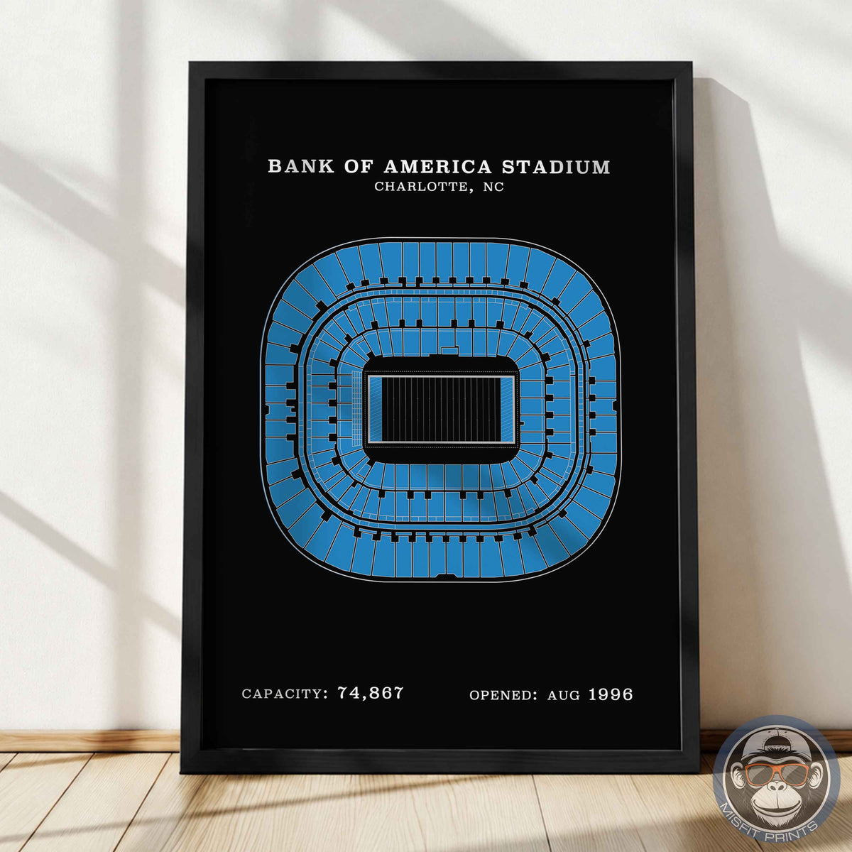 Bank of America Stadium - No Border Print