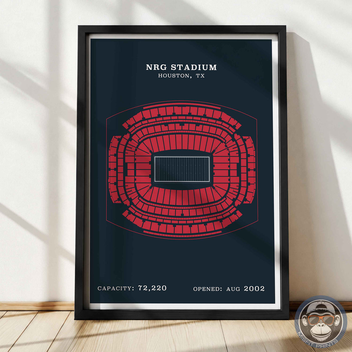 NRG Stadium - Border Print