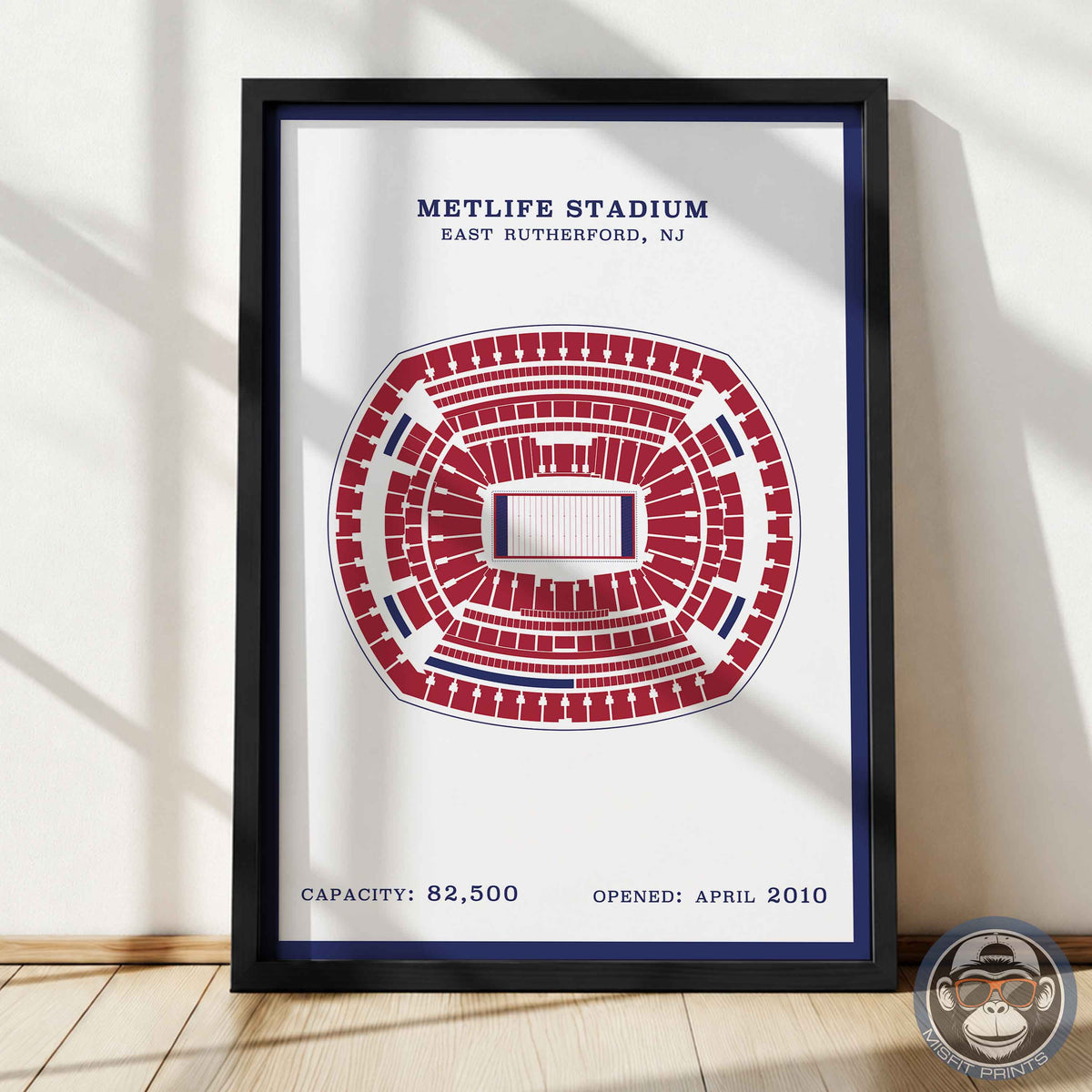 MetLife Stadium - Border Print