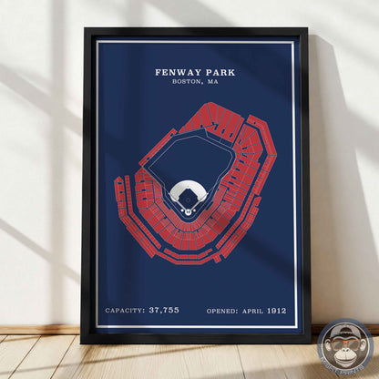 Fenway Park | Modern Border Print