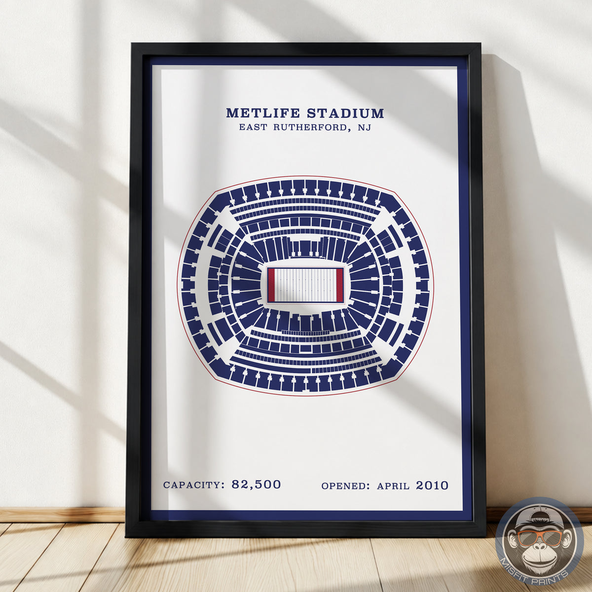MetLife Stadium - Border Print