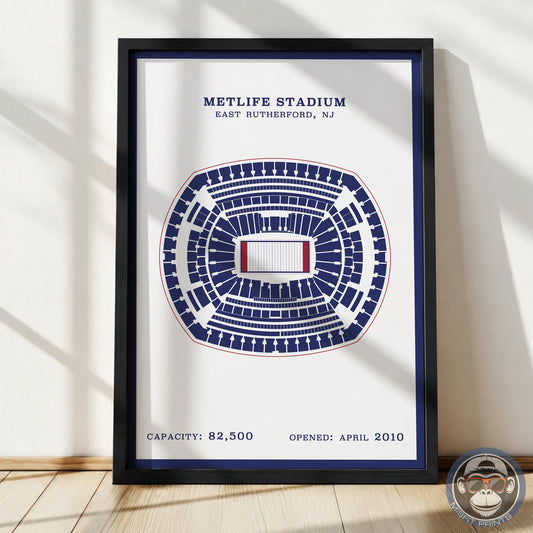 MetLife Stadium - Border Print