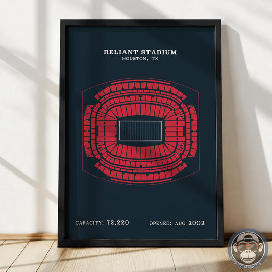 Reliant Stadium - No Border Print