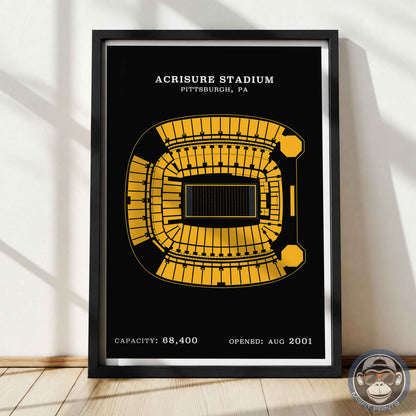 Acrisure Stadium - Border Print