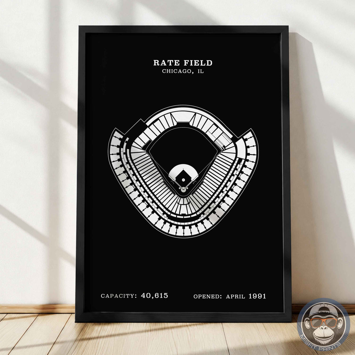 Rate Field Stadium | No Border Print