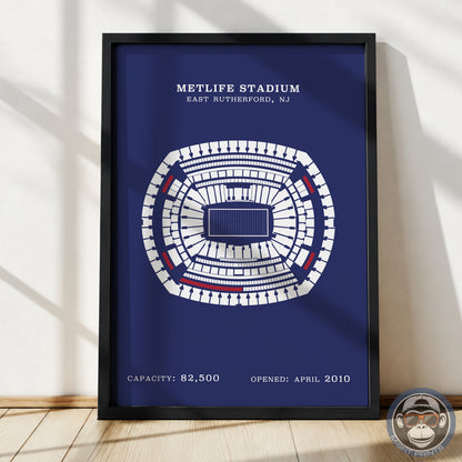 MetLife Stadium - No Border Print