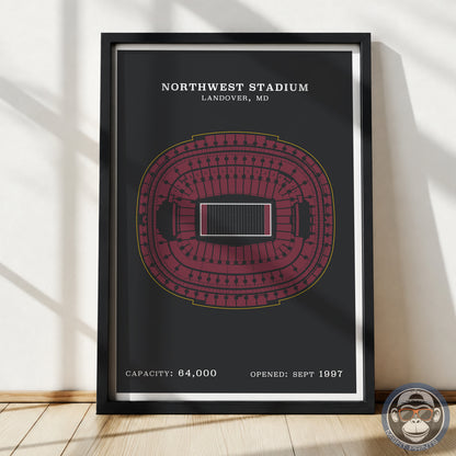 Northwest Stadium - Border Print
