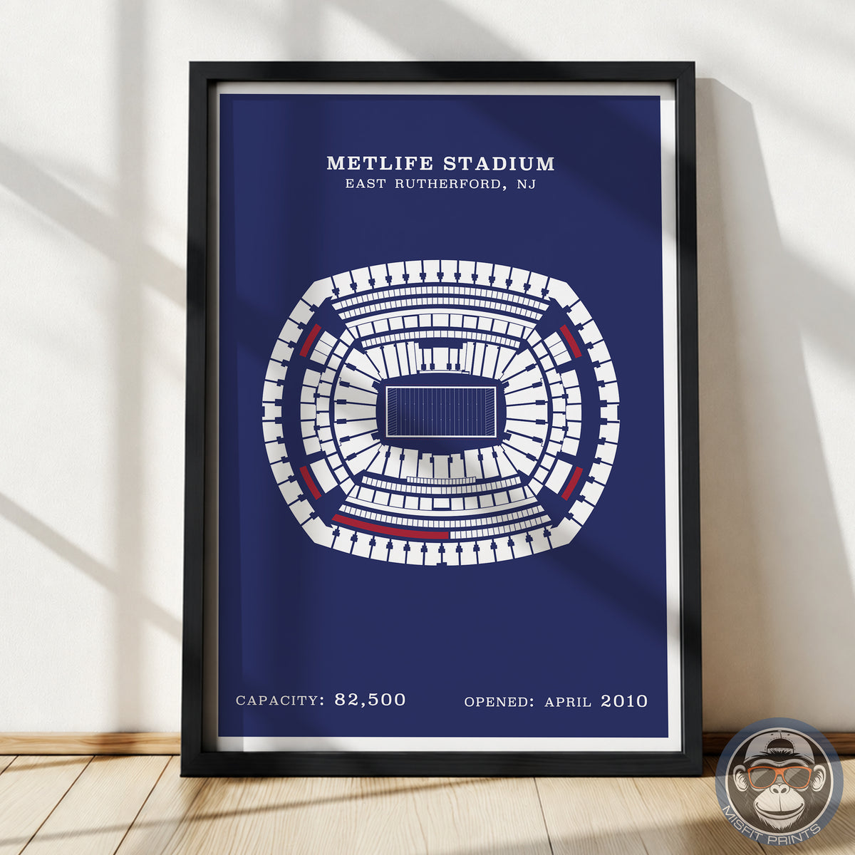 MetLife Stadium - Border Print