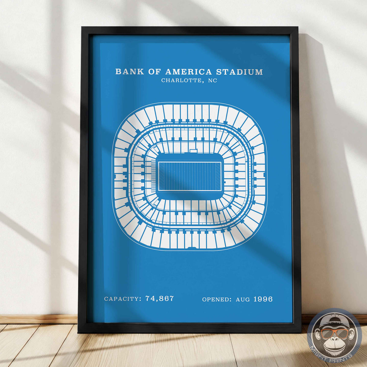 Bank of America Stadium - No Border Print