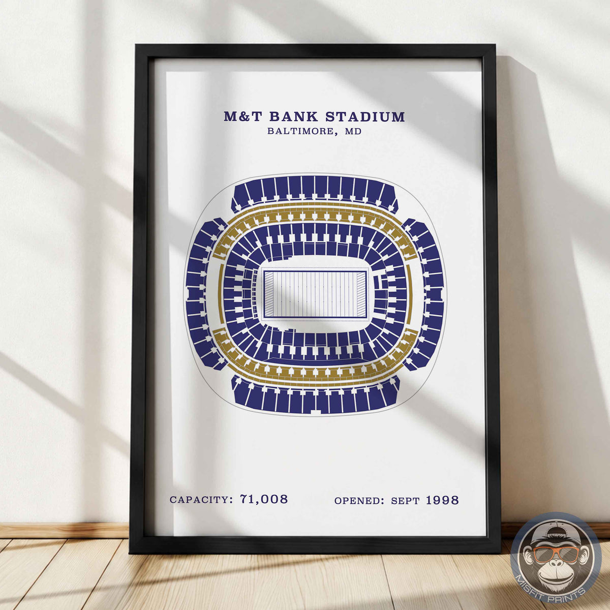 M&T Bank Stadium - Border Print