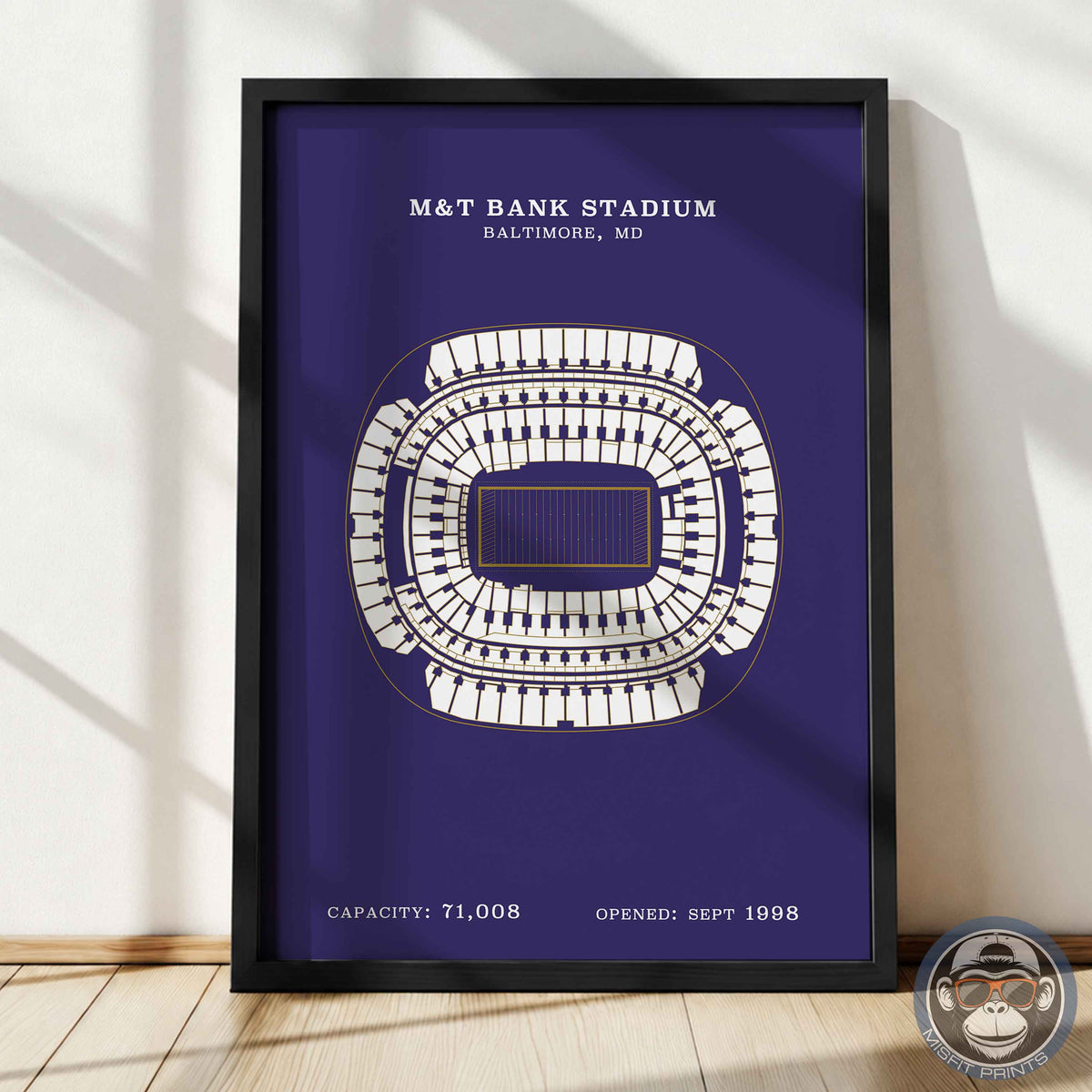 M&T Bank Stadium - No Border Print