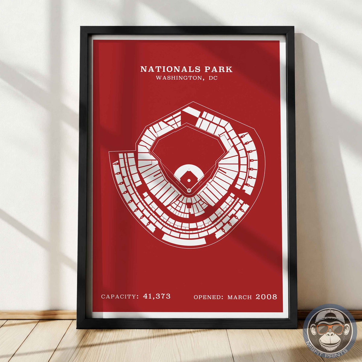 Nationals Stadium | Border Print