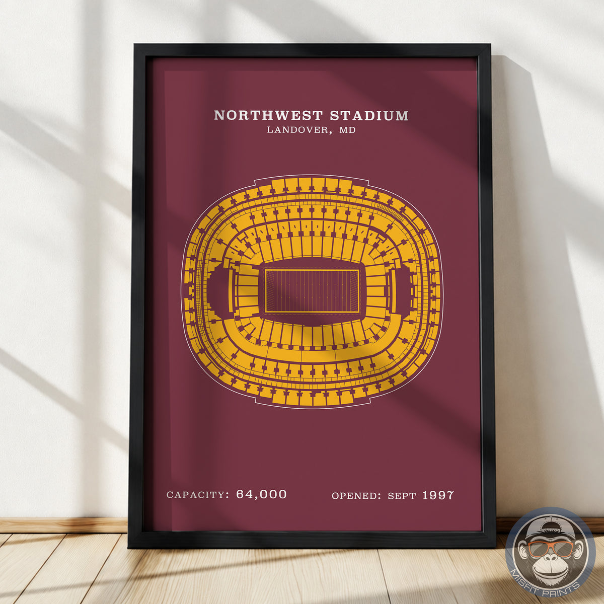 Northwest Stadium - No Border Print