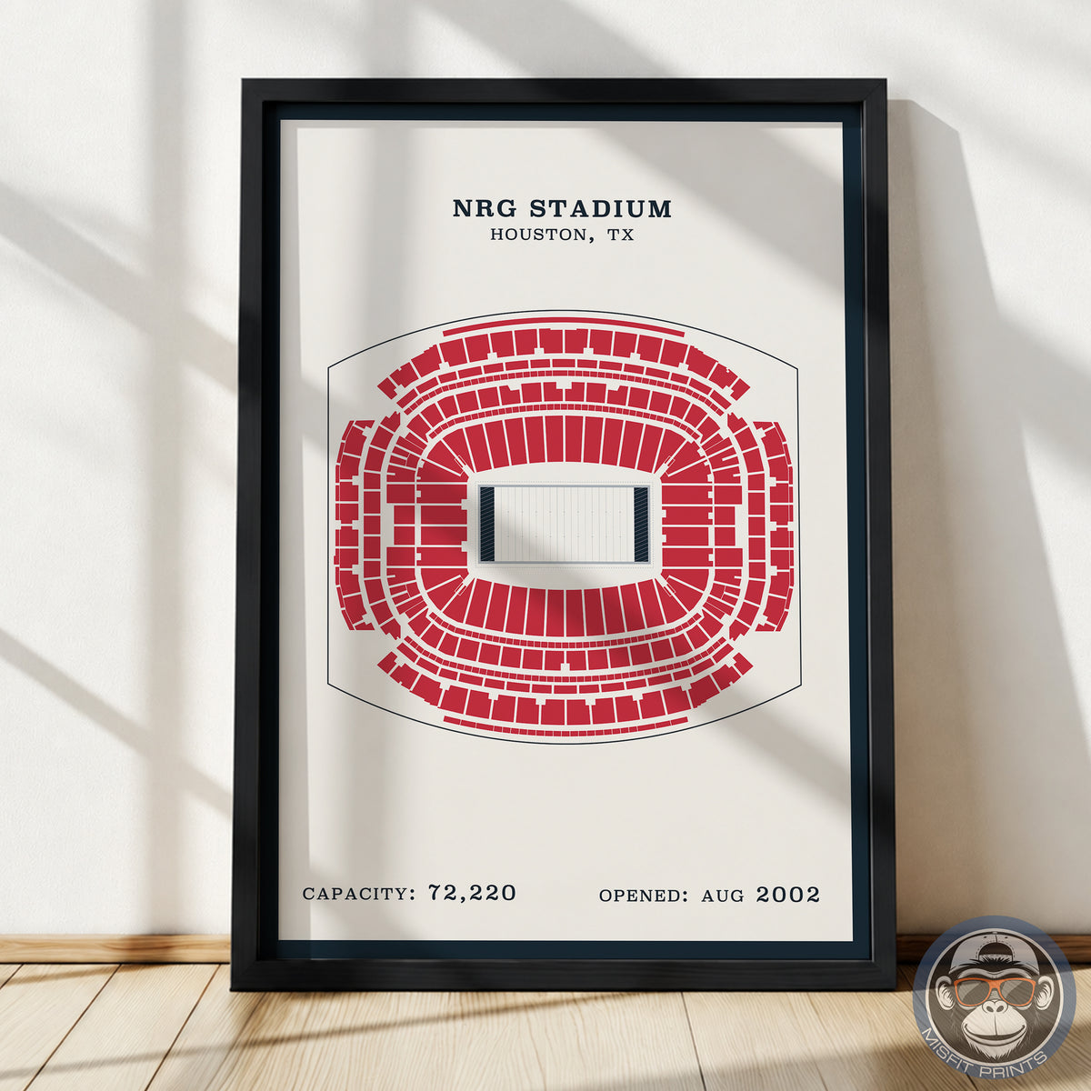 NRG Stadium - Border Print
