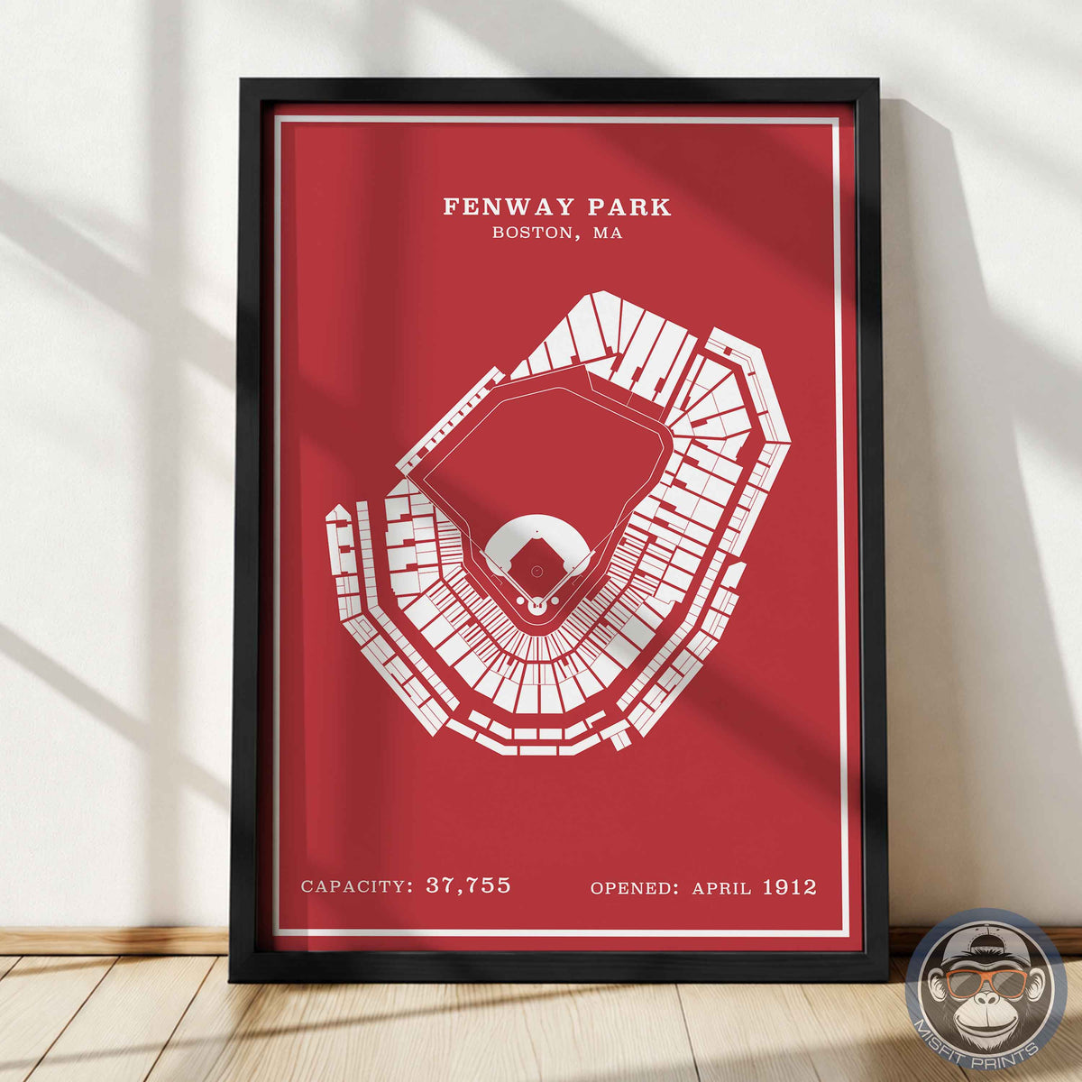 Fenway Park | Modern Border Print