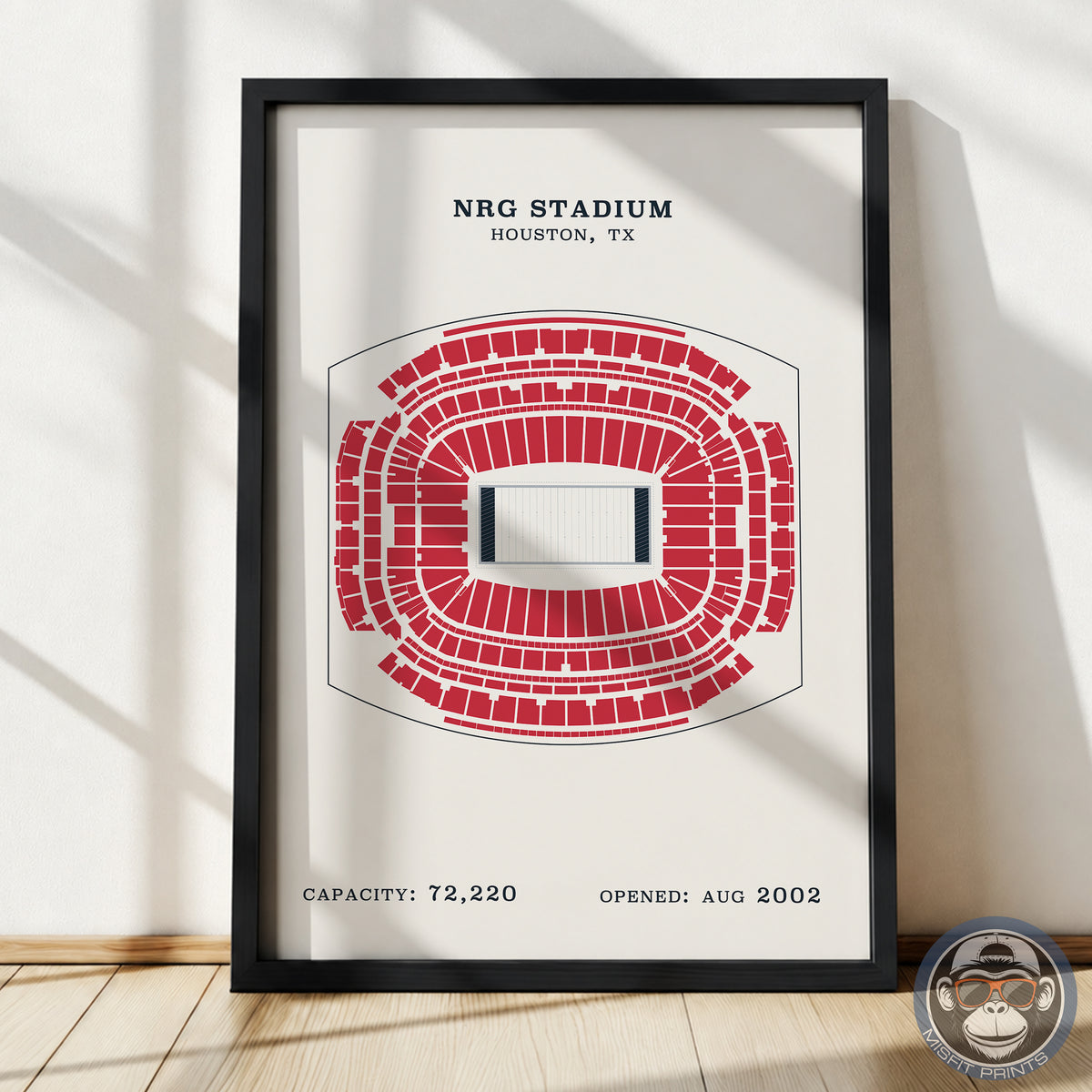 NRG Stadium - No Border Print