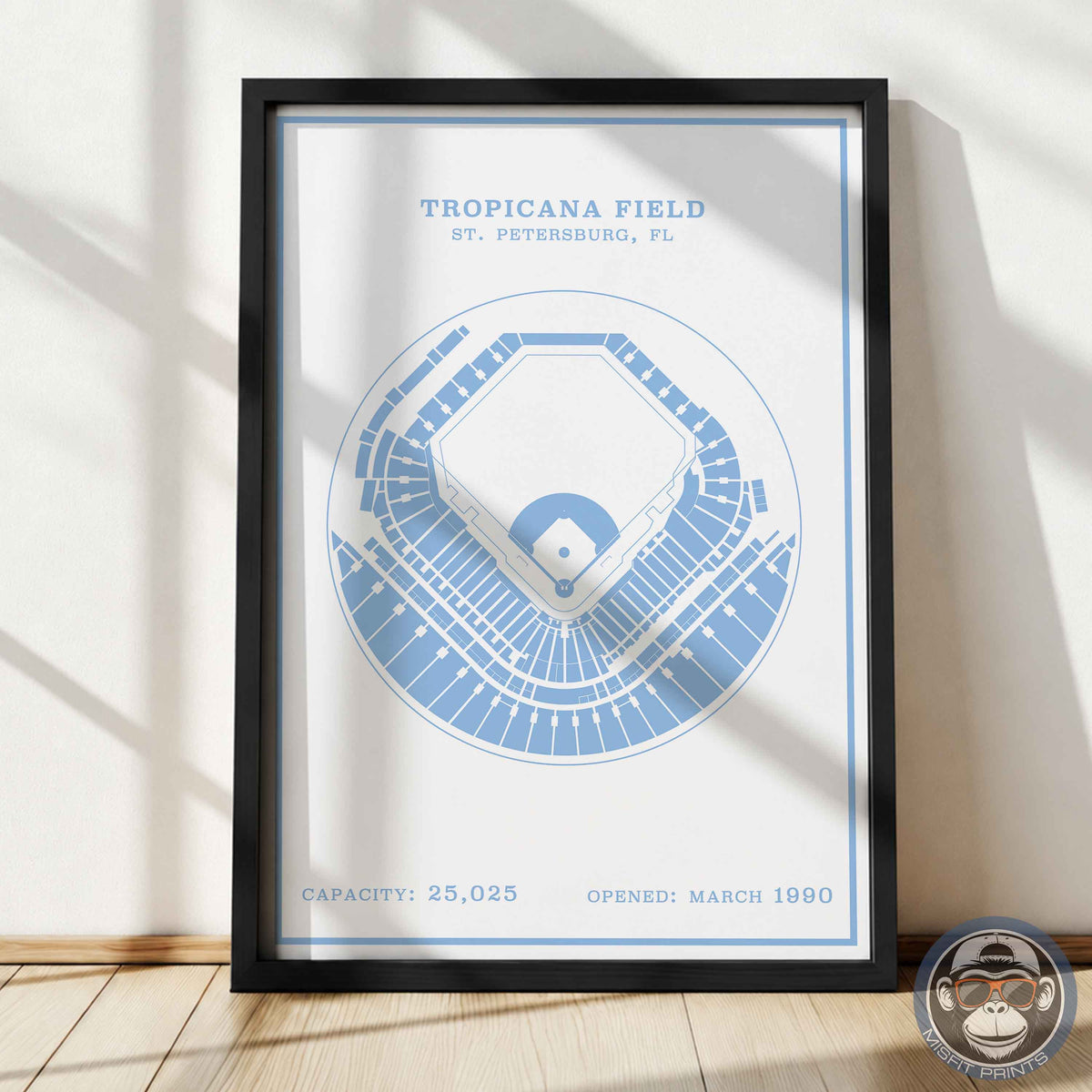 Tropicana Field | Modern Border Print