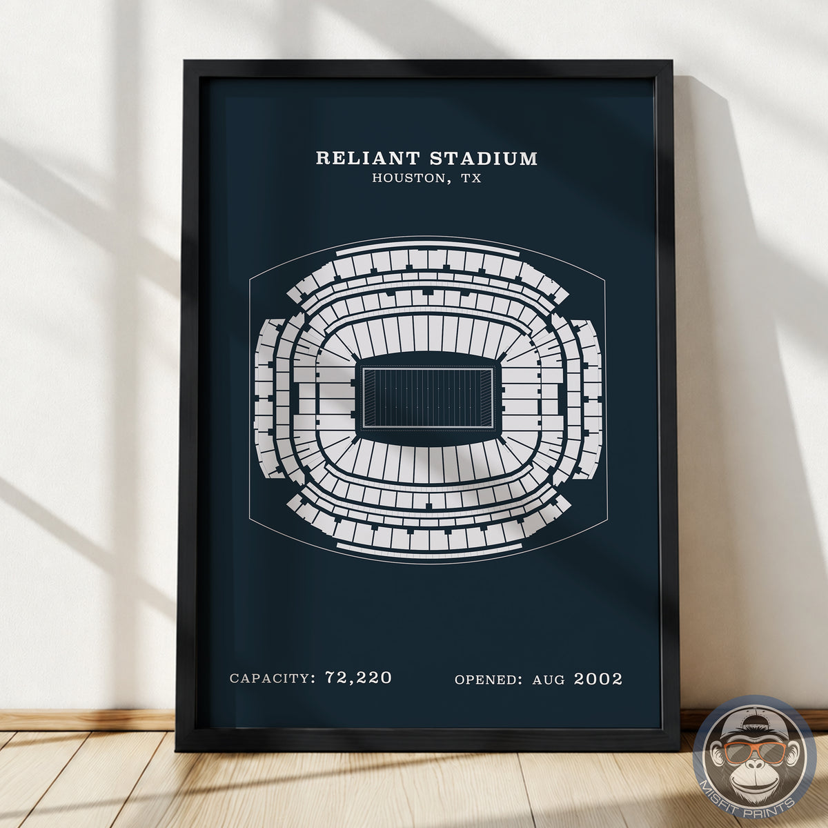 Reliant Stadium - No Border Print